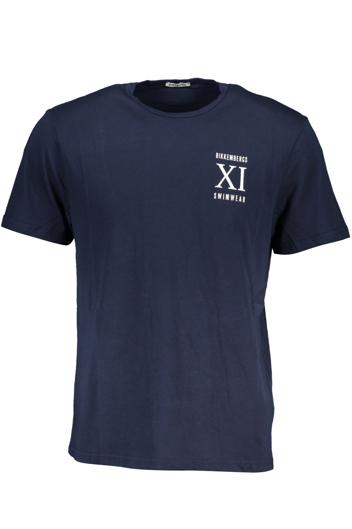 BIKKEMBERGS MEN'S SHORT SLEEVED T-SHIRT BLUE